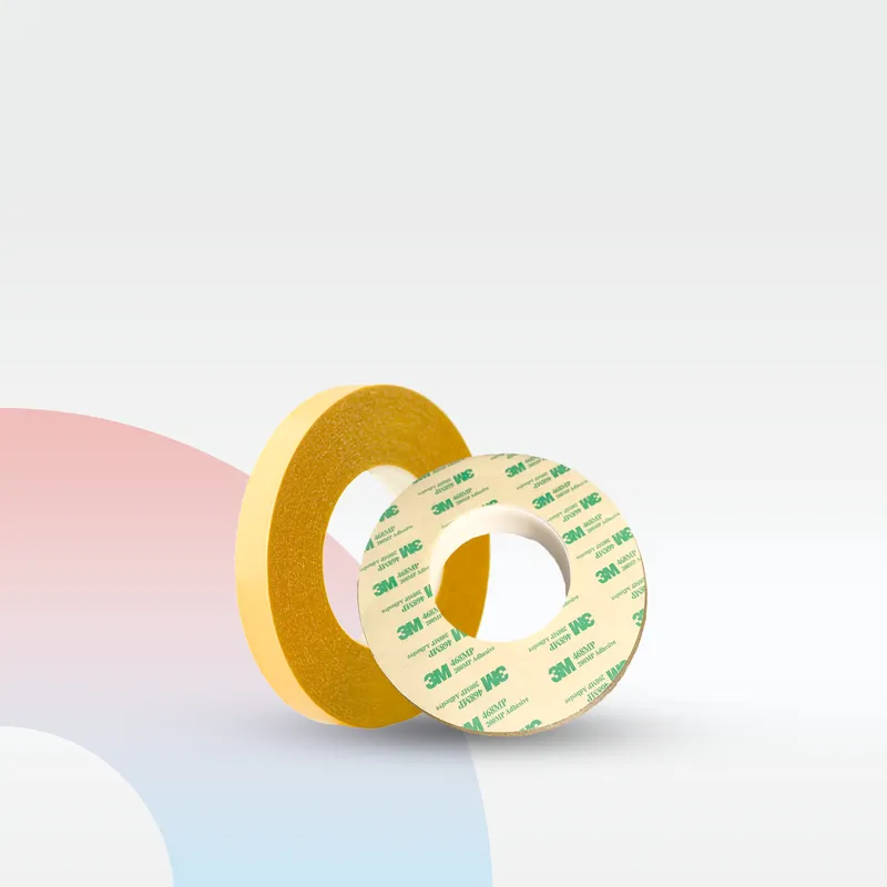 لفافة لاصق بنر وجهين أصفر من 3M بمقاس 20 ملي لتثبيت اللوحات الإعلانية بقوة عالية